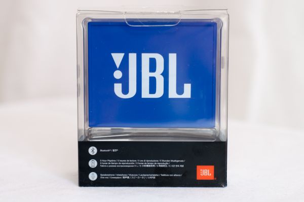 JBL Go Rückseite mit großem Logo