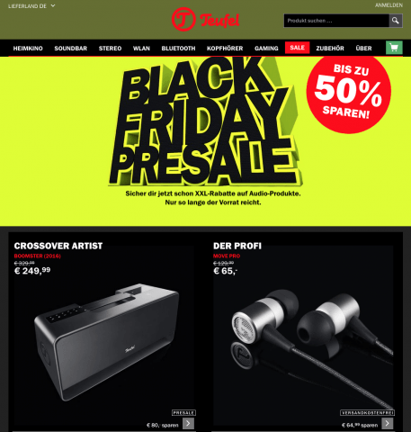 Teufel Black Friday Presale